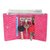Croco portemonnee en sleuteletui - roze - 11.5 x 7 cm