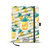 Oh My Pop! Hardcover notitieboek - Notebook - notitieblok met elastische band - Pennenlus  - Ananas