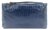 Clutch portemonnee met slangenprint - navy - blauw