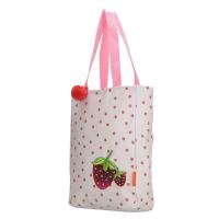 Beagles Originals - Strawberries - Shopper Handtas - Meisjes - Wit -29x23x7,5cm